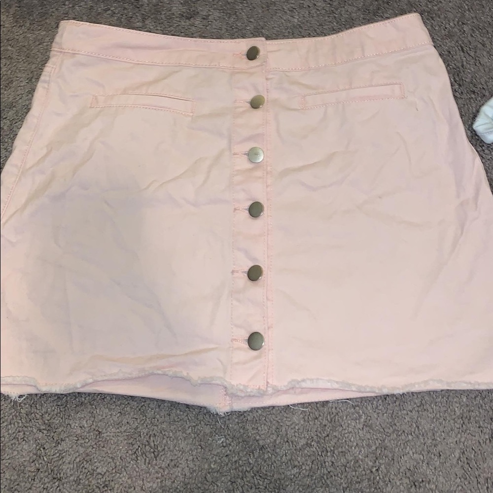 Size Large Light Pink Mini Skirt